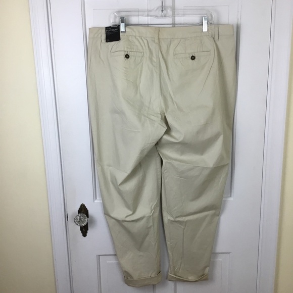 Lane Bryant Low Rise Boyfriend Roll Cuff Chino Pants - Picture 2 of 8